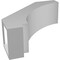 Ekena Millwork 5-in. W x 14-in. D x 14-in. H Imperial Architectural Grade PVC Knee Brace BRCP05X14X14IMP - alternate 4